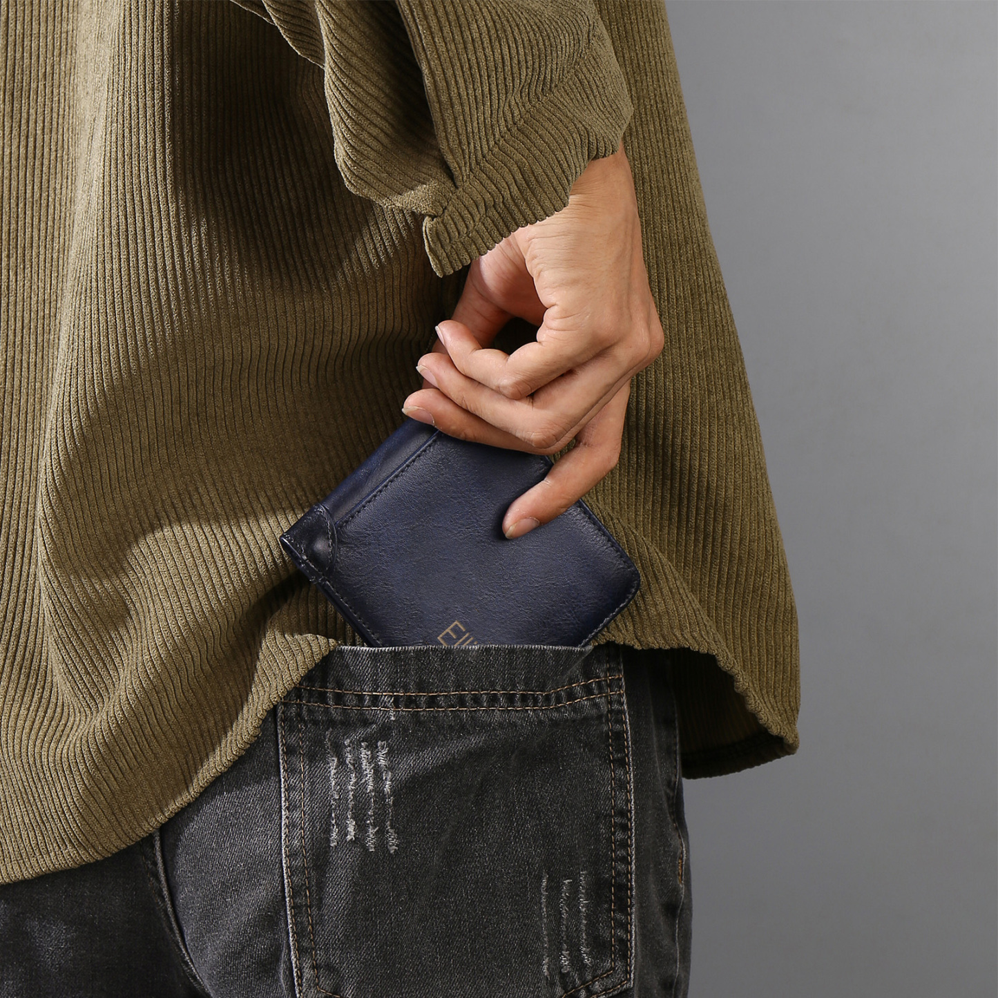 Cartera, billetera de cuero de primera capa personalizada 1 nombre e inicial monedero para hombre | Jessemade