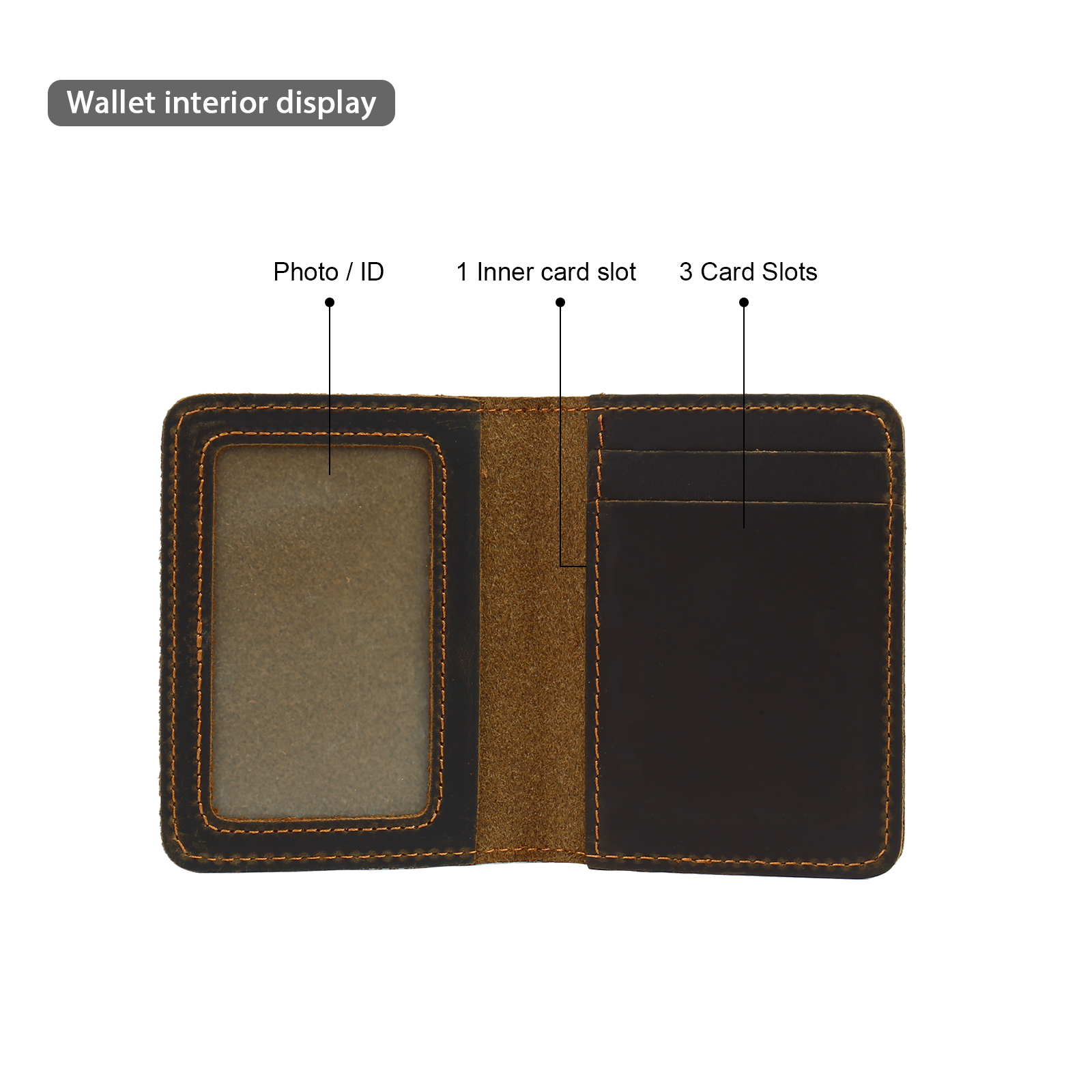 Cartera, billetera personalizada con 1 nombre y 1 letra monedero para hombre