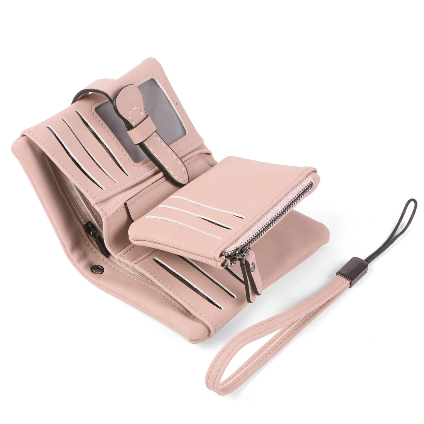 Cartera, billetera personalizada con nombre y flor de nacimiento monedero clásico para mujer | Jessemade