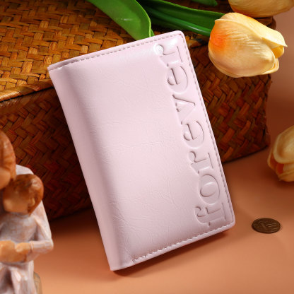 Cartera, billetera "forever" con 1 foto y texto personalizados monedero clásico para mujer | Jessemade