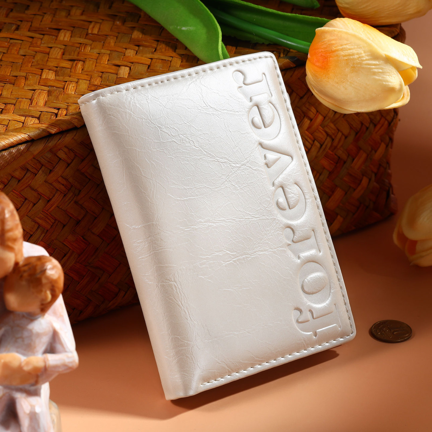 Cartera, billetera "forever" con 1 foto y texto personalizados monedero clásico para mujer | Jessemade