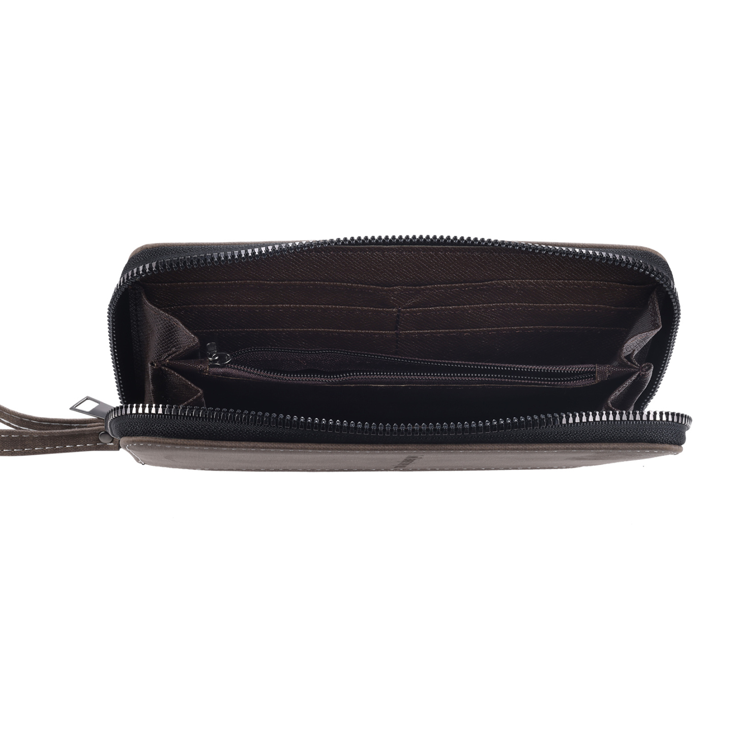 Cartera, billetera con cierre personalizada con 1 foto y 1 texto monedero para hombre-Jessemade ES