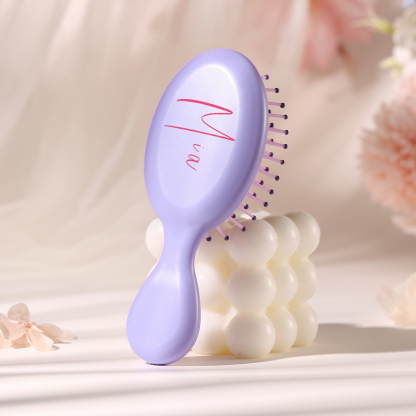 Accesorios peine colorido para mujer con texto personalizado