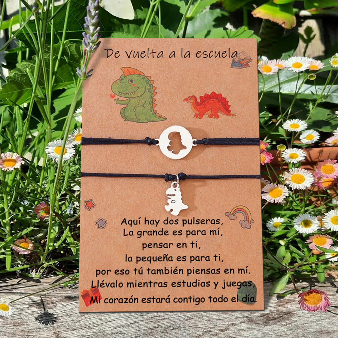 [Copy]Unidad de 2 pulseras de dinosaurio - Regalos de regreso a la escuela