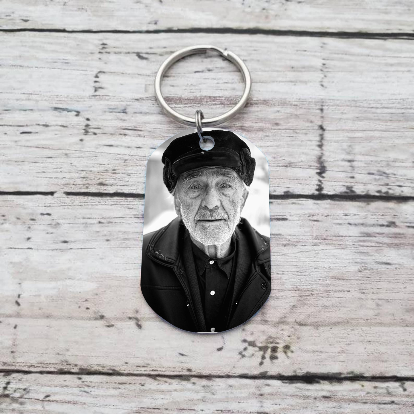 Llavero conmemorativo a un ser querido personalizado con foto y nombre-Jessemade ES