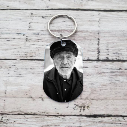Llavero conmemorativo a un ser querido personalizado con foto y nombre-Jessemade ES