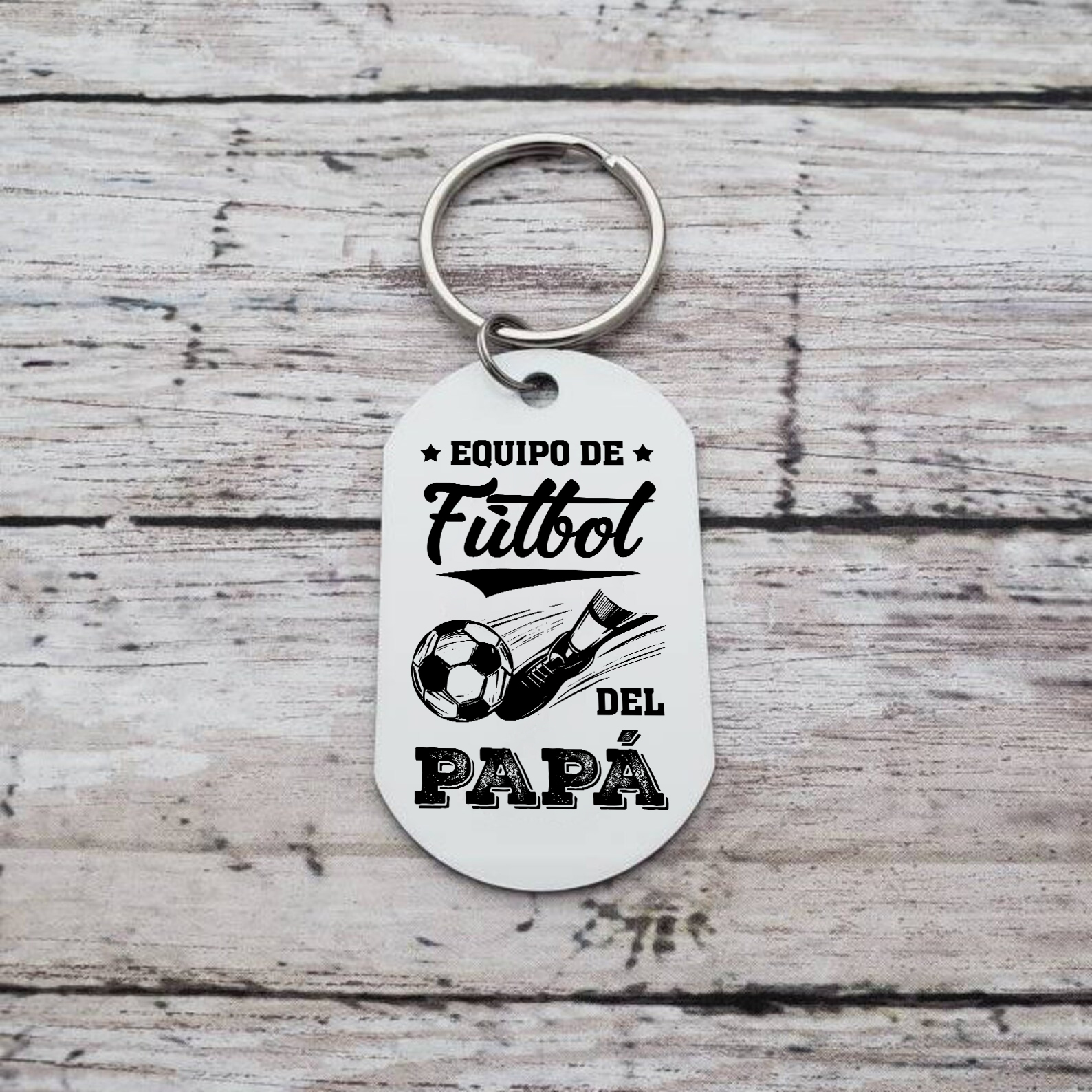 A mi papá-Llavero 1-7 Nombres Personalizados EQUIPO DE FÚTBOL DEL PAPÁ-Jessemade ES