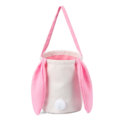 Pascua-Bolsa de conejo con 1 nombre personalizado-Jessemade ES