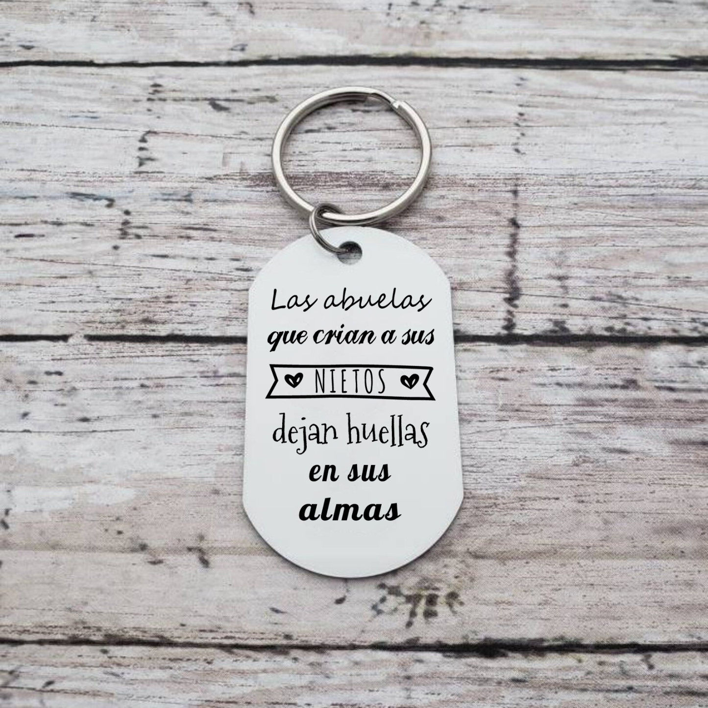 A mi abuela - Llavero 1-5 Nombres Personalizado LAS ABUELAS DEJAN HUELLAS EN NIETOS-Jessemade ES