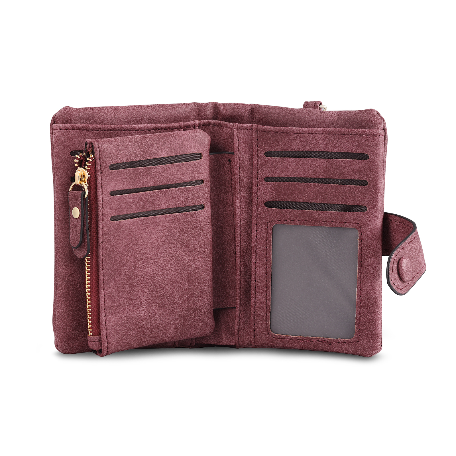 Cartera, billetera con 1 nombre y 1 flor de nacimiento personalizados monedero clásico para mujer