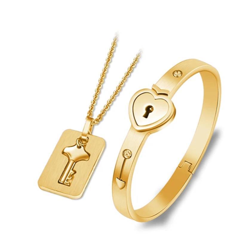 Collar y Pulsera Combinación para pareja