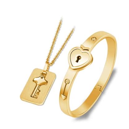 Collar y Pulsera Combinación para pareja