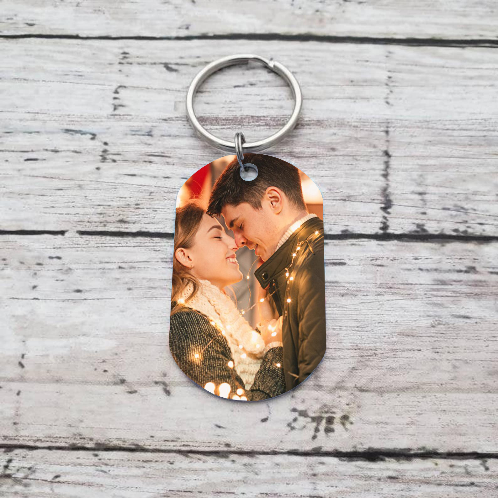 Llavero a mi esposa para pareja "Eres mi reina" 1 nombre y 1 foto personalizados-Jessemade ES