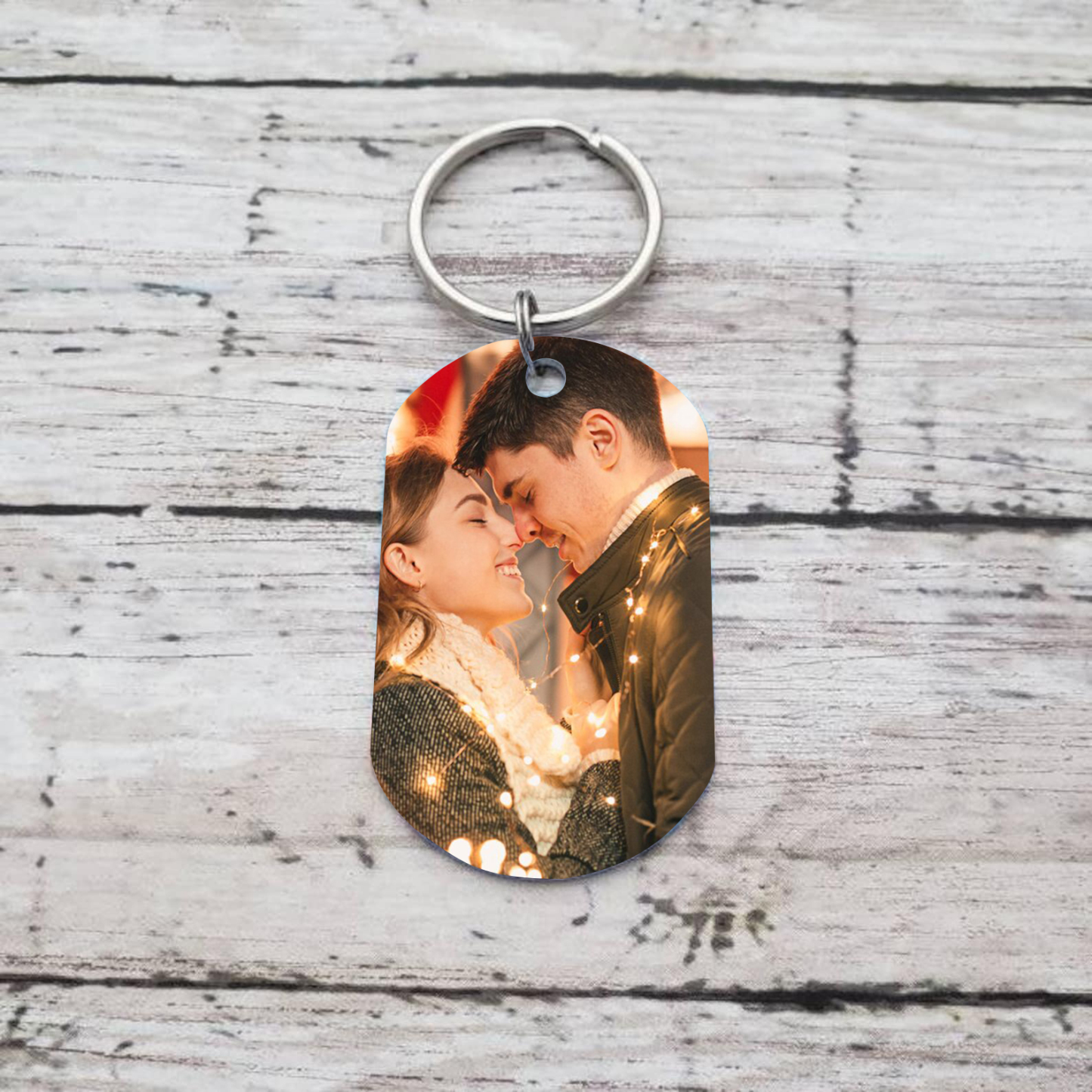 Llavero a mi esposa para pareja "Eres mi reina" 1 nombre y 1 foto personalizados-Jessemade ES