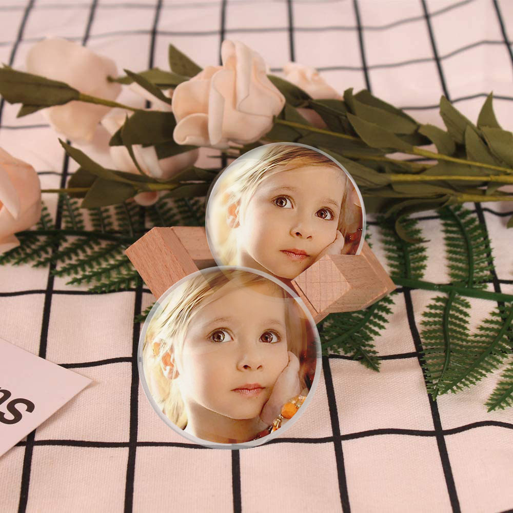 Imán de nevera con 1 foto personalizada Accesorios de cocina