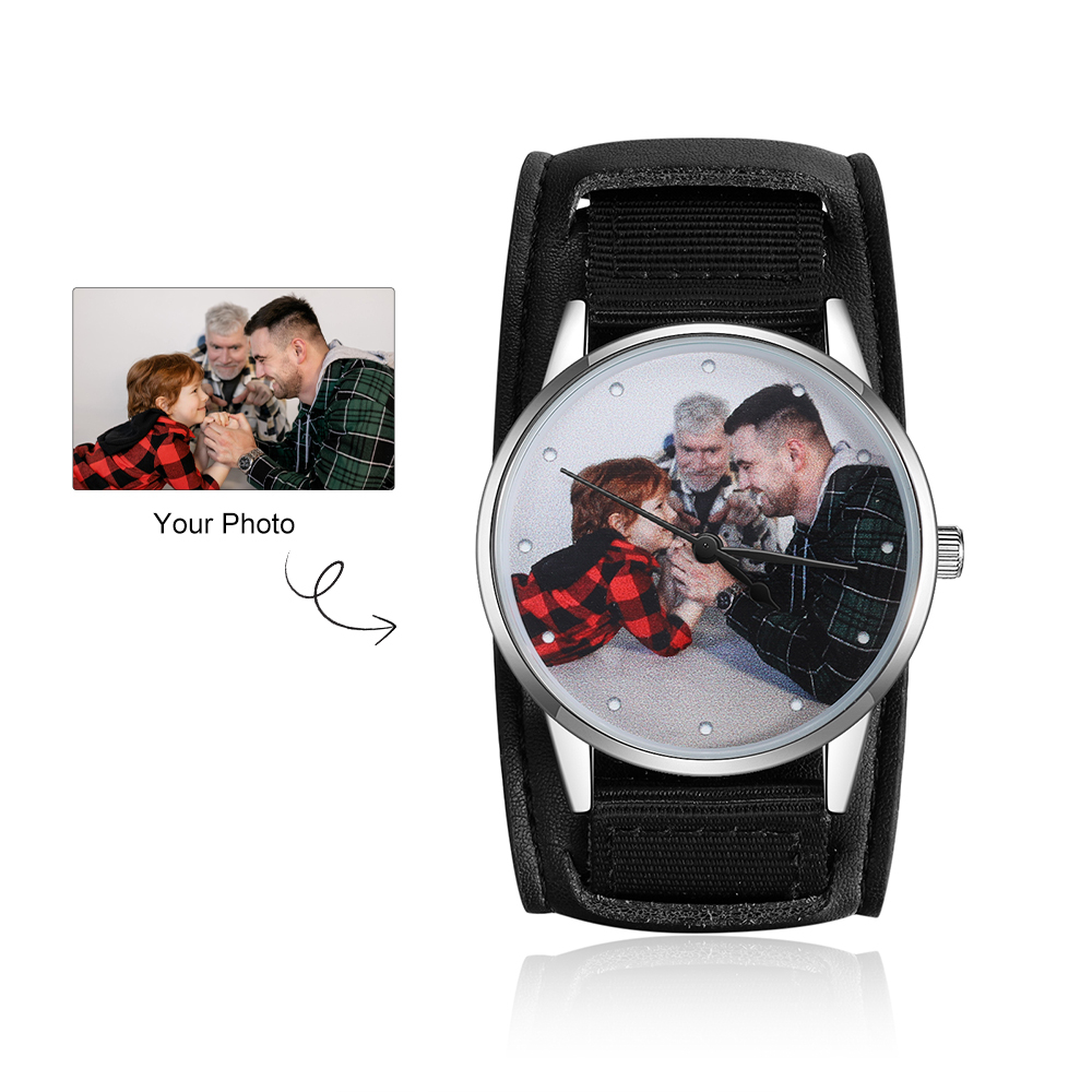 Reloj con 1 foto personalizada