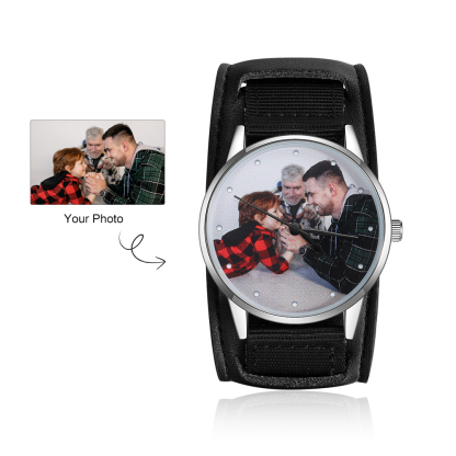Reloj con 1 foto personalizada