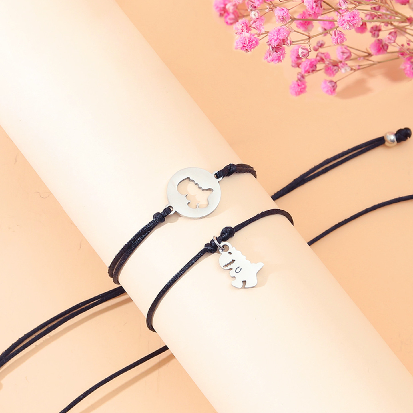 Unidad de 2 pulseras de dinosaurio - Regalos de regreso a la escuela