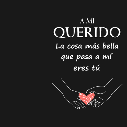 Una tarjeta-A mi querido dedos cogidos-Jessemade ES