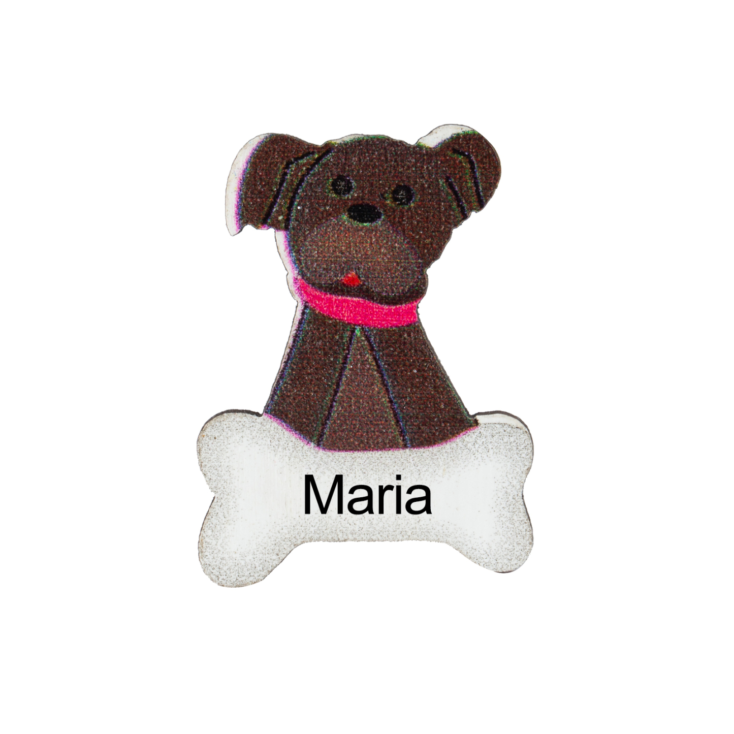 Navidad-Muñeco Ornamento Navideño 3 Nombres y Texto Personalizados Adorno de Madera