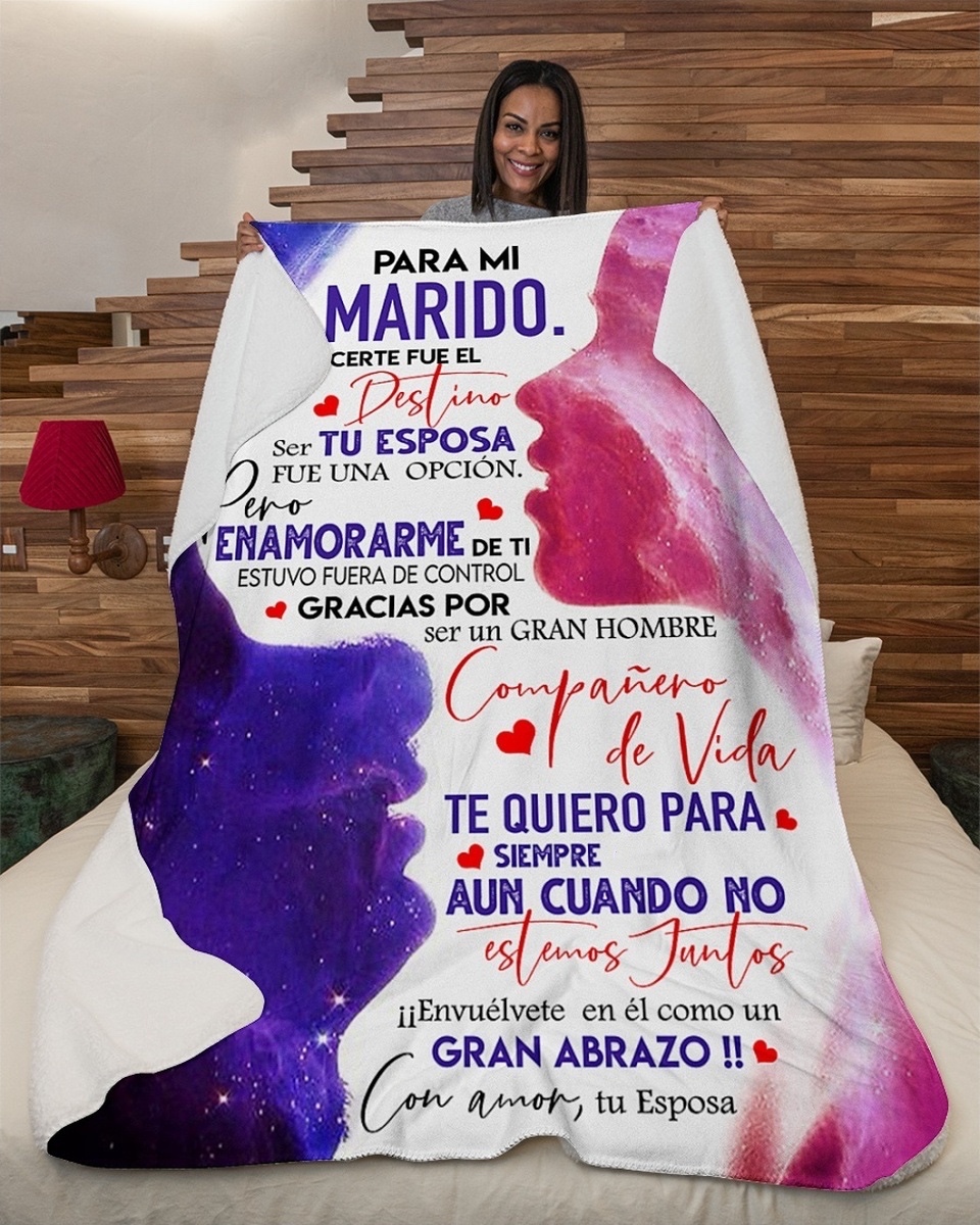 A mi marido-Manta de dos caras