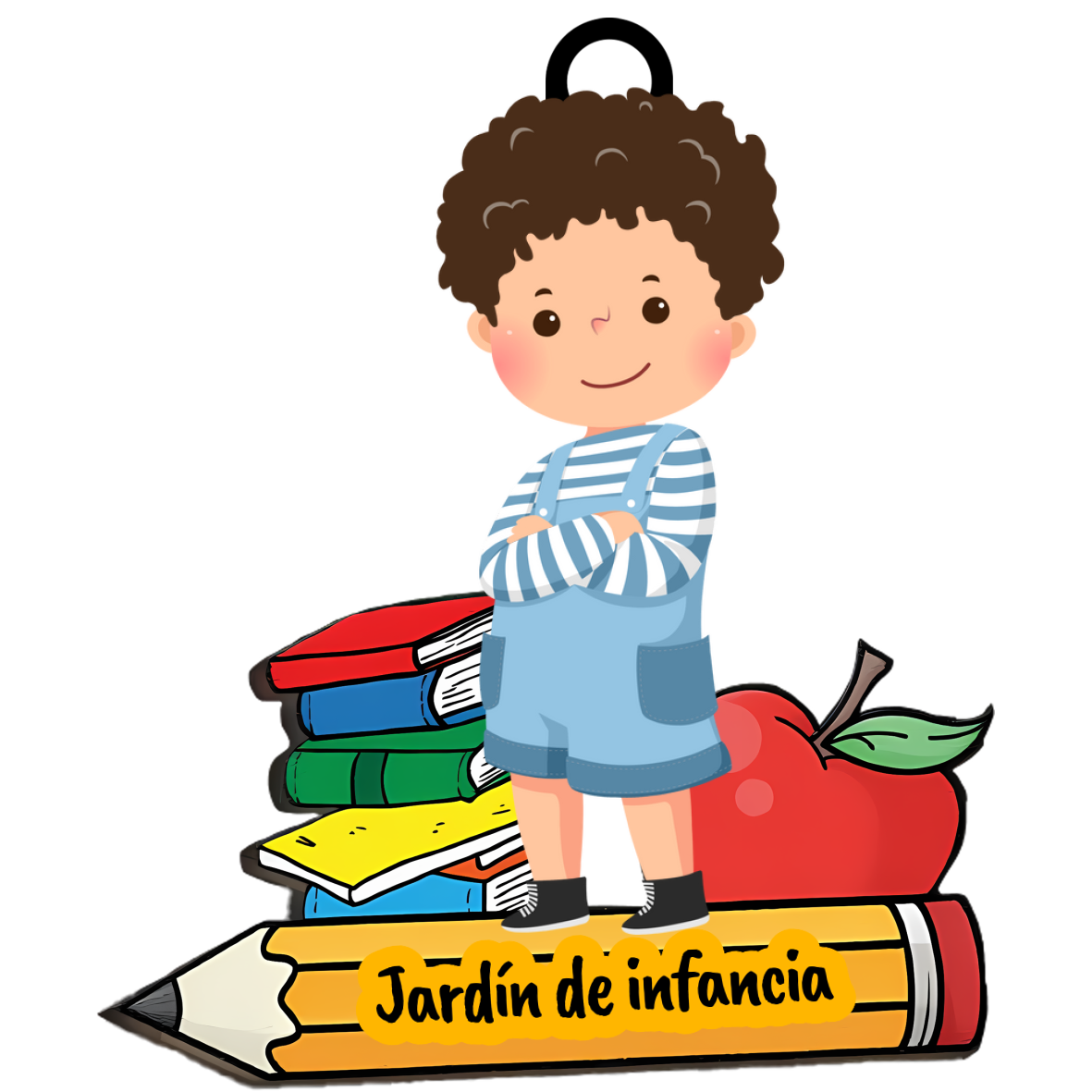 Ornamento acrílico personalizado para la vuelta al cole – Regalo original para una persona especial