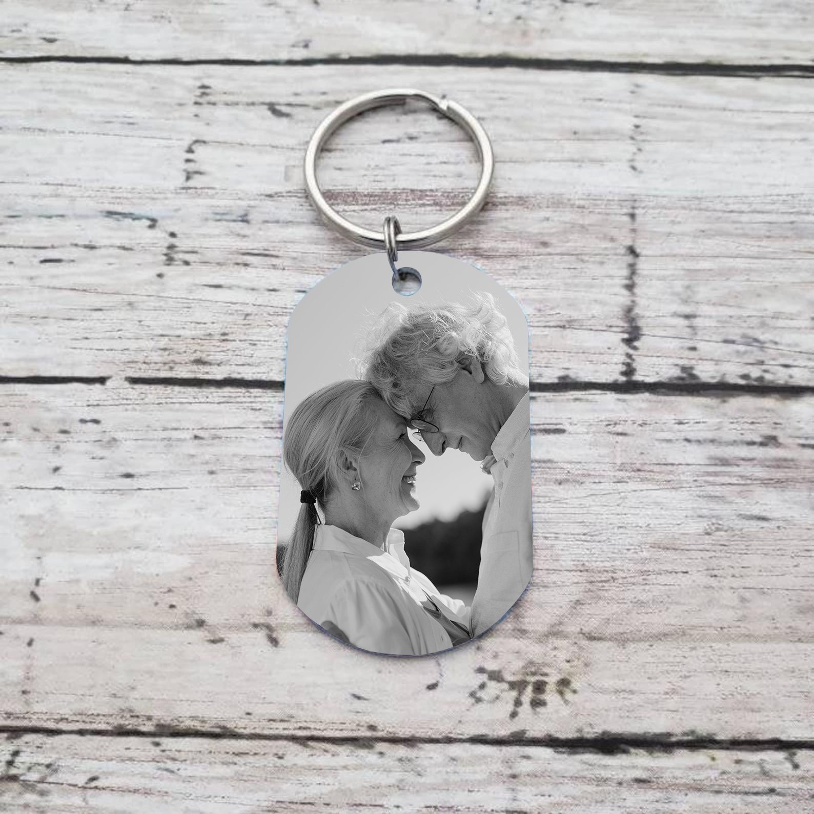 Llavero conmemorativo a un ser querido personalizado con foto-Jessemade ES