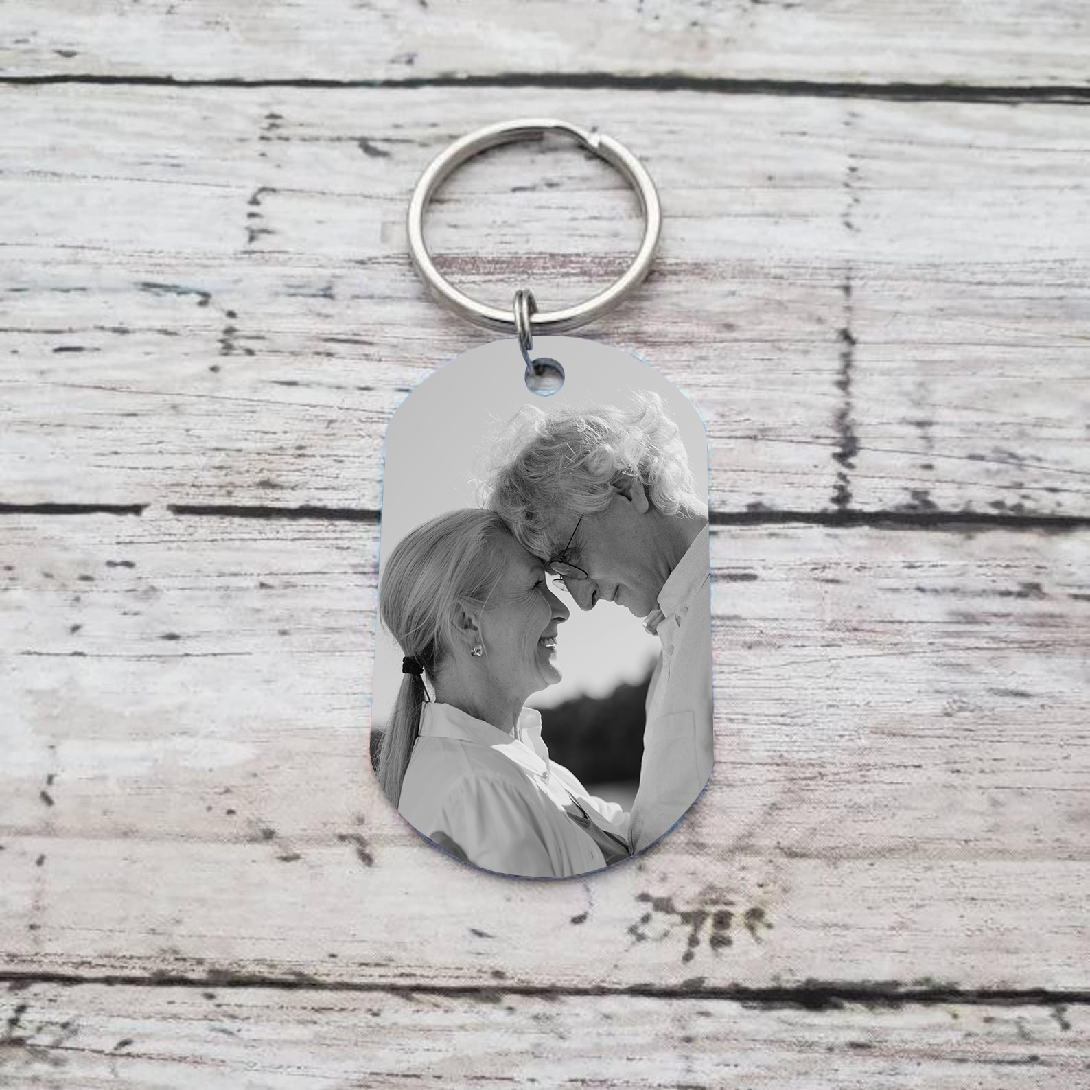 Llavero conmemorativo a un ser querido personalizado con foto-Jessemade ES