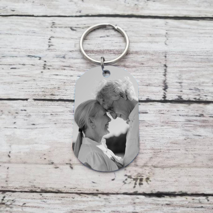 Llavero conmemorativo a un ser querido personalizado con foto-Jessemade ES