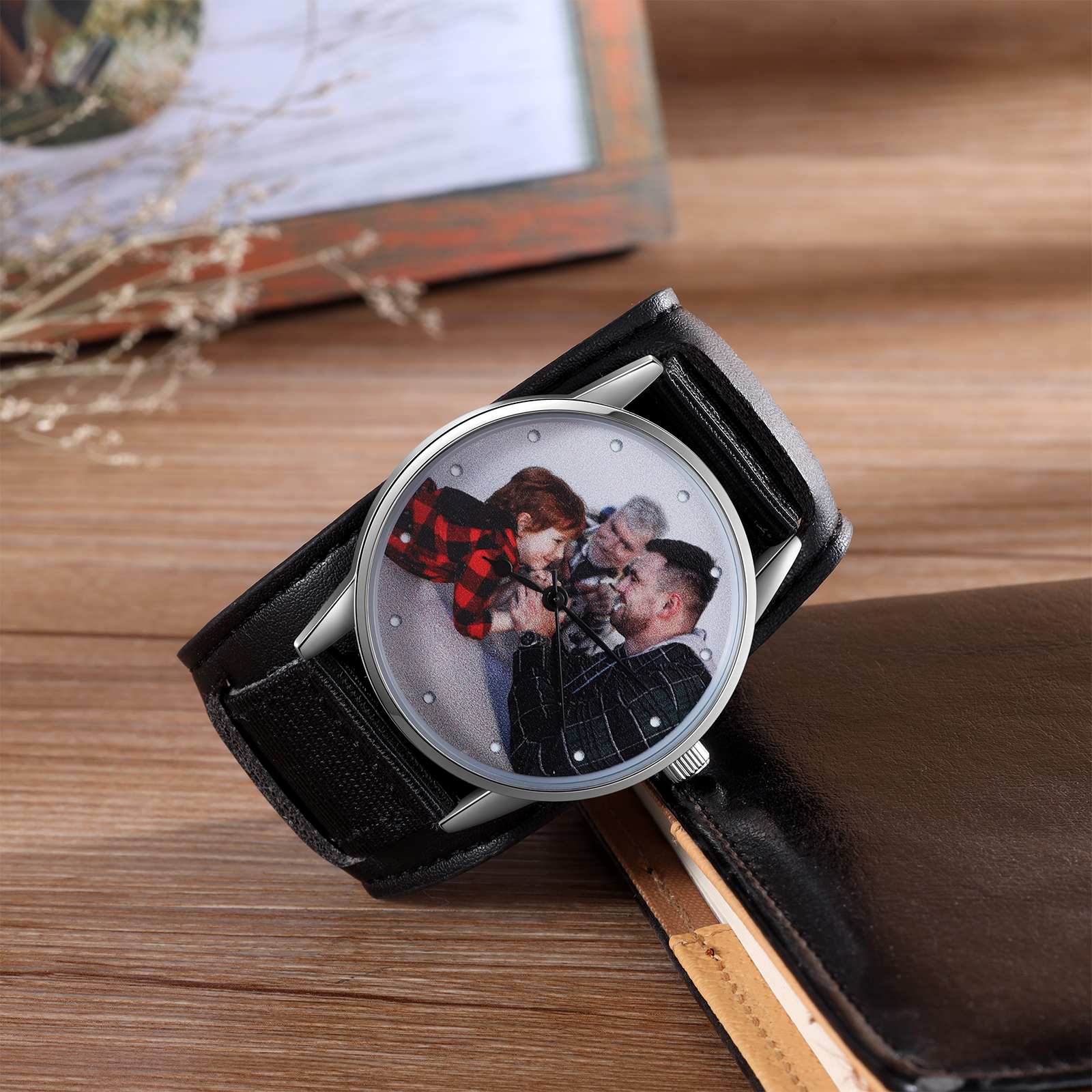 Reloj con 1 foto personalizada