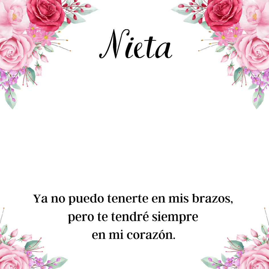 Una tarjeta-A mi nieta-Jessemade ES