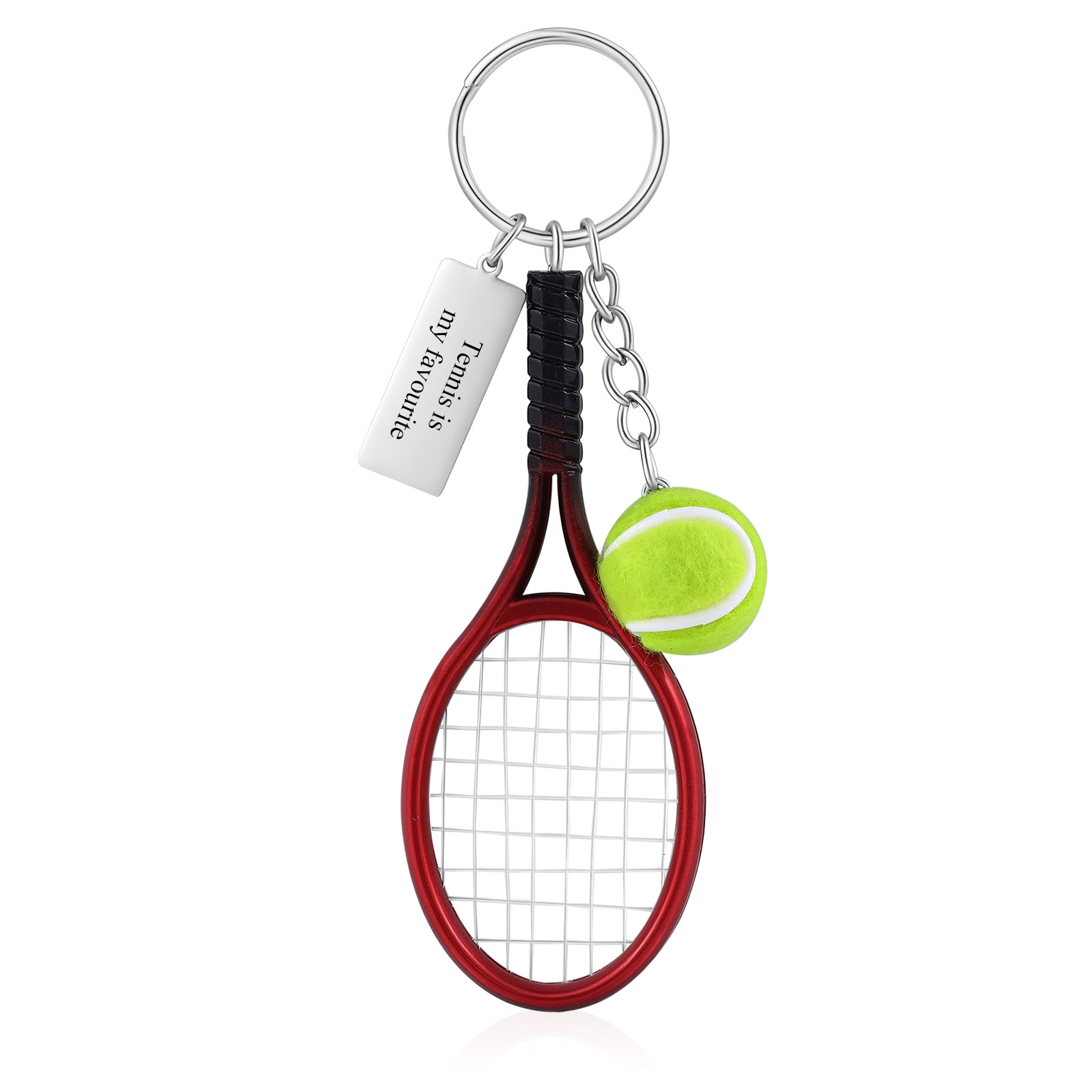 Etiqueta con texto personalizado para mochila, llavero de tenis