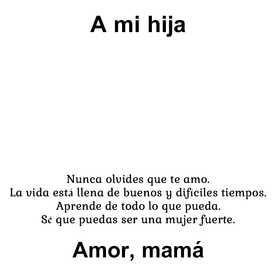 Una tarjeta-A mi hija de mamá-Jessemade ES