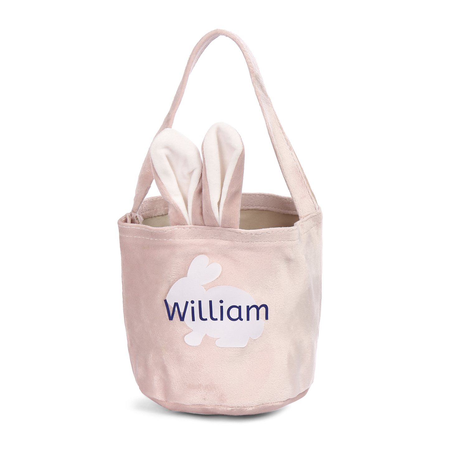 Pascua-Bolsa de conejo con 1 nombre personalizado-Jessemade ES