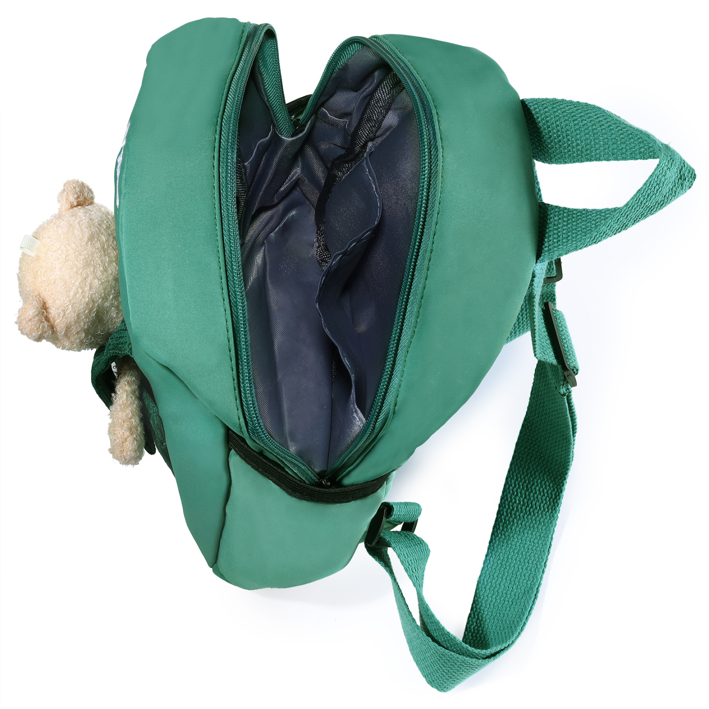 Mochilas escolares para los niños con peluche de oso con nombre personalizado bordado