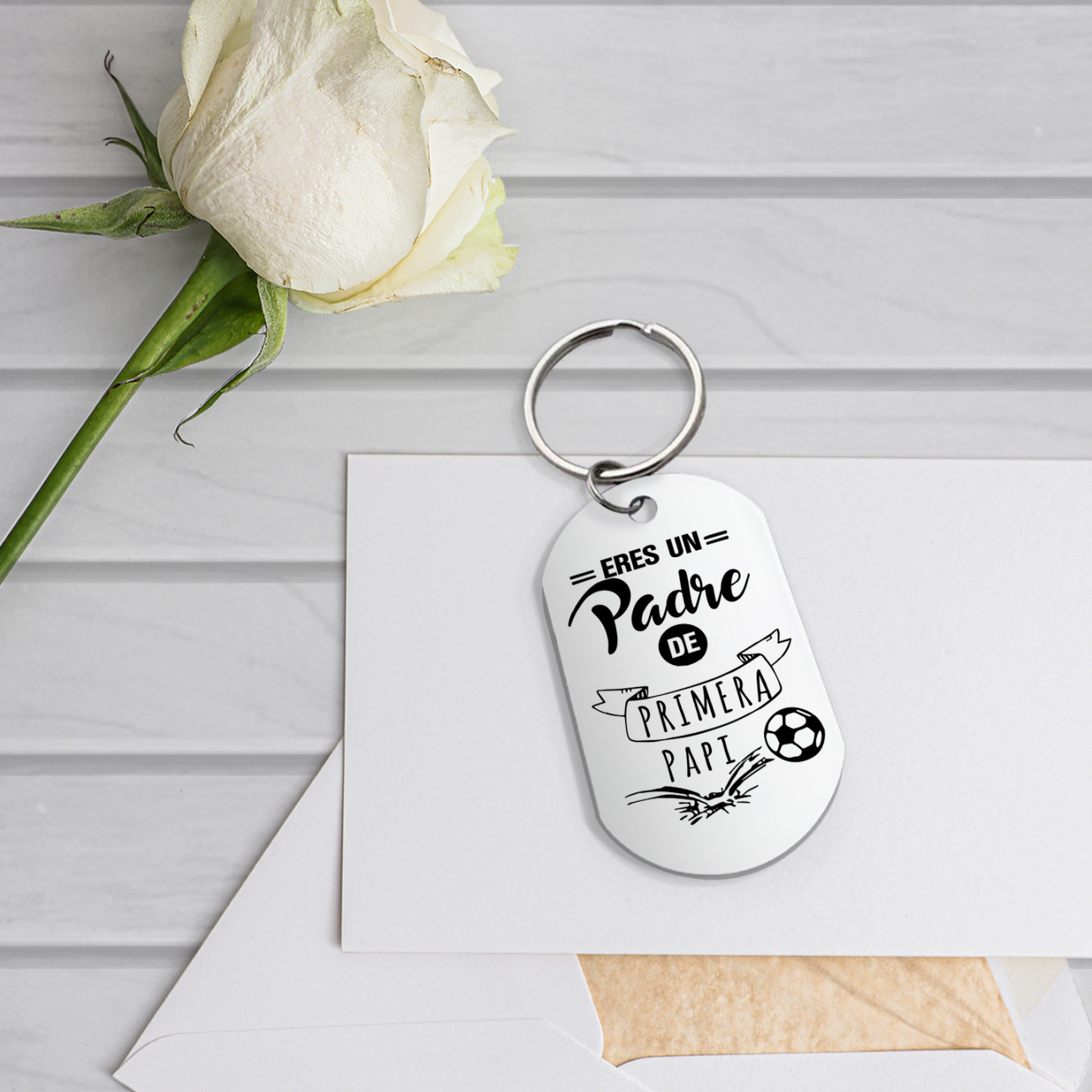 A mi papá-Llavero Personalizado ERES UN PADRE DE PRIMERA... 1 Nombre-Jessemade ES