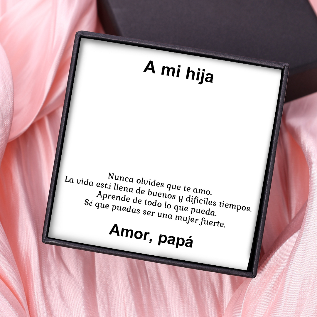 Una tarjeta-A mi hija de papá-Jessemade ES