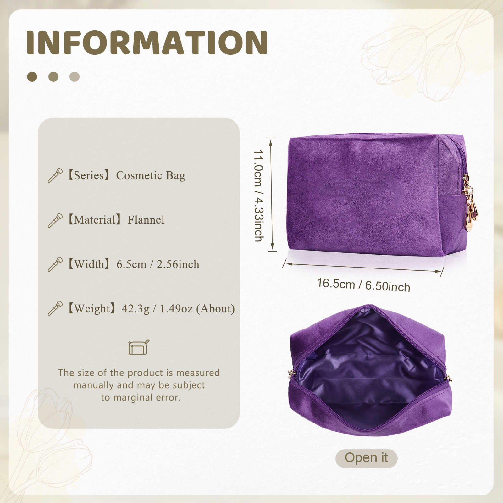 Bolsa de cosméticos-Jessemade ES