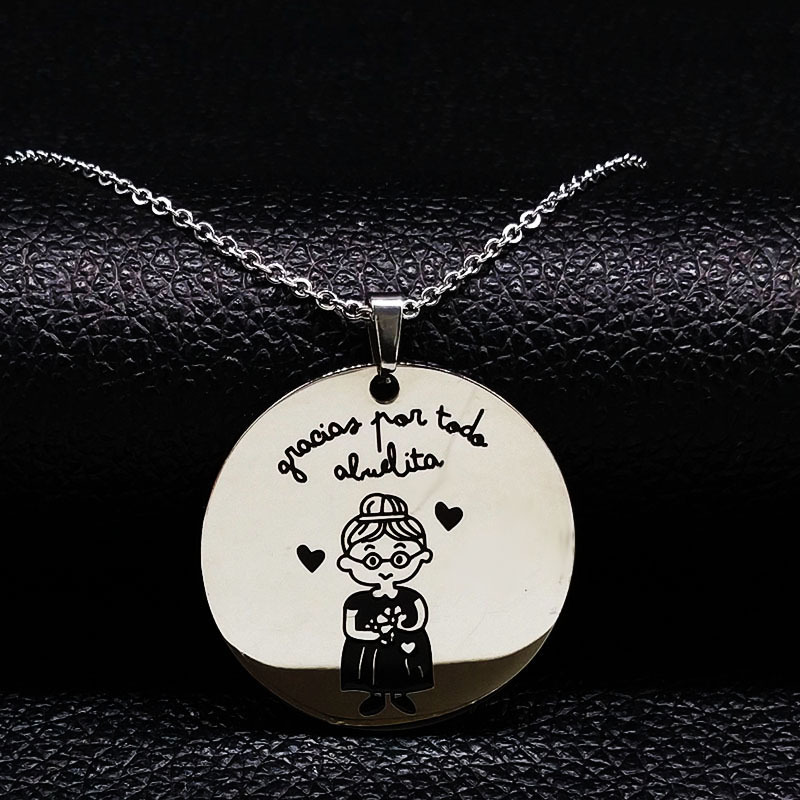 Collar a abuela/abuelo para dar gracias-Jessemade ES
