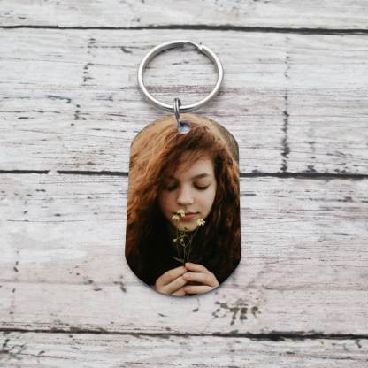 Comunión-Llavero con icono de comunión 1 foto y 1 nombre personalizados-Jessemade ES