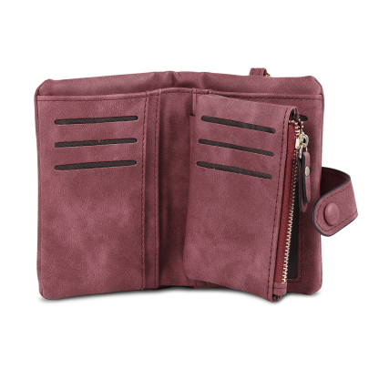 Cartera, billetera con 4 nombres y 1 foto personalizados mano con manito monedero clásico para mujer-Jessemade ES