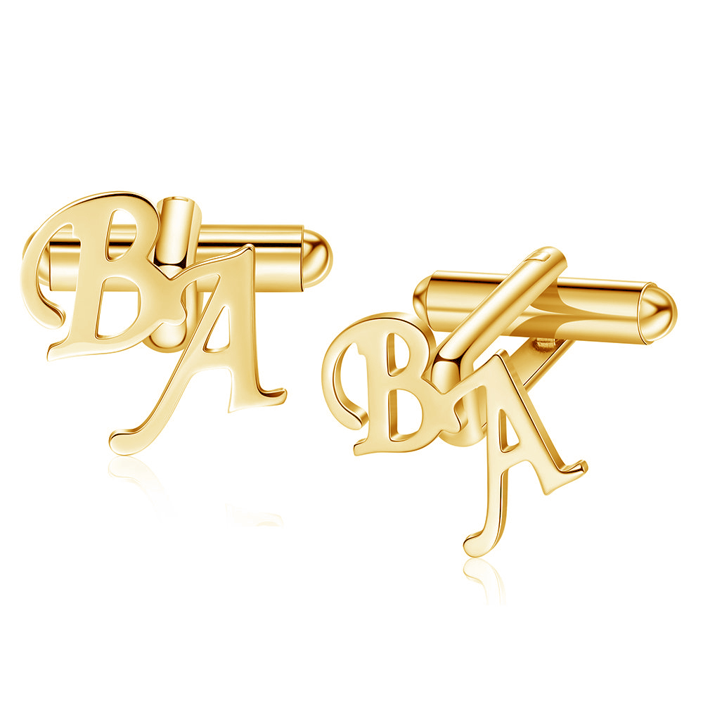 Gemelos con 2 letras personalizadas