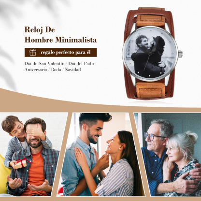 Reloj con 1 foto personalizada