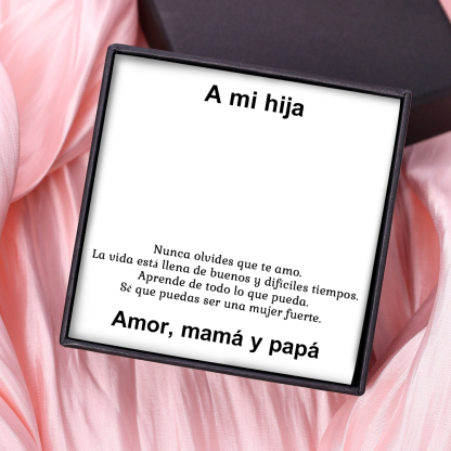 Una tarjeta-A mi hija de mamá y papá-Jessemade ES