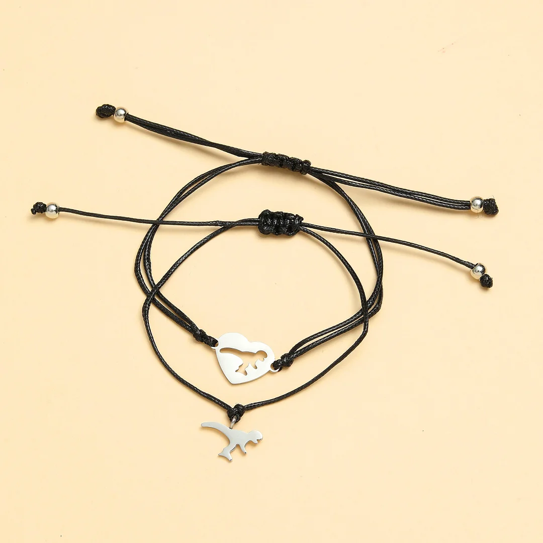 Unidad de 2 pulseras de tyannosaurus rex - Regalos de regreso a la escuela