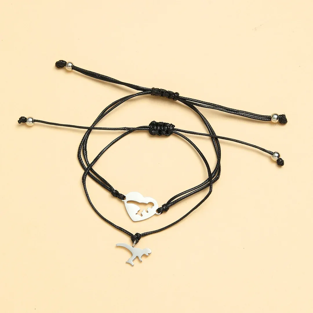 Unidad de 2 pulseras de tyannosaurus rex - Regalos de regreso a la escuela