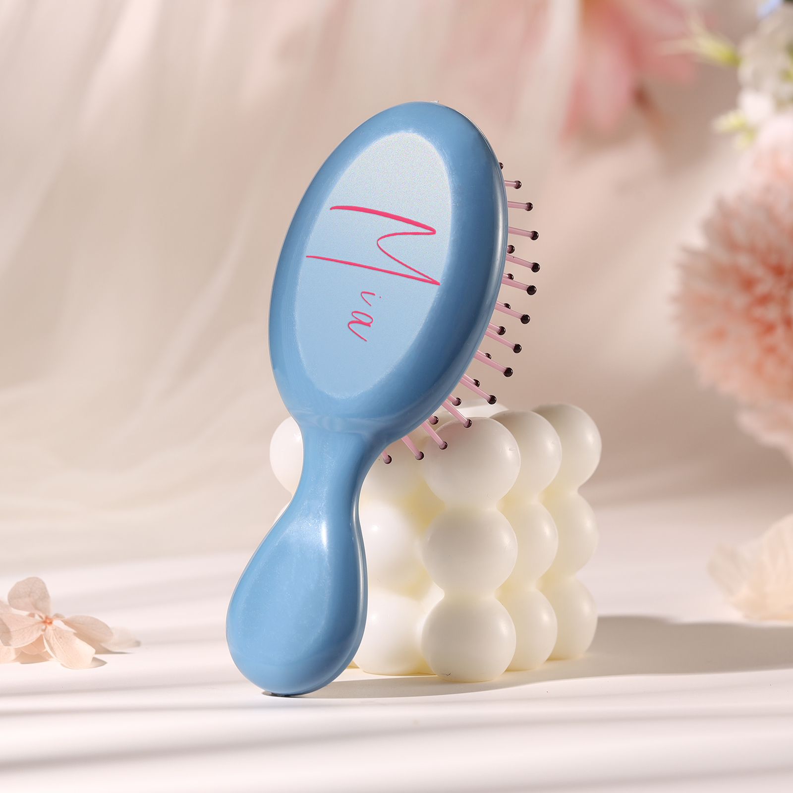 Accesorios peine colorido para mujer con texto personalizado