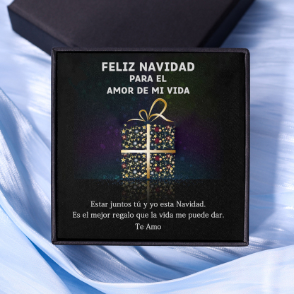 Una tarjeta-Feliz Navidad a mi Amor-Jessemade ES