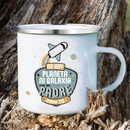 Taza para papá con 1 nombre personalizado-Jessemade ES