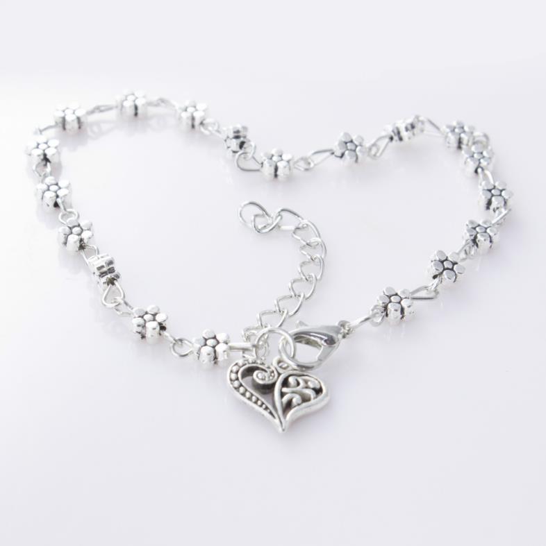Pulsera de tobillo de flores para mujer regalo de verano-Jessemade ES